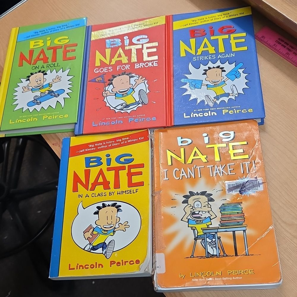 Big Nate lot of 5 books